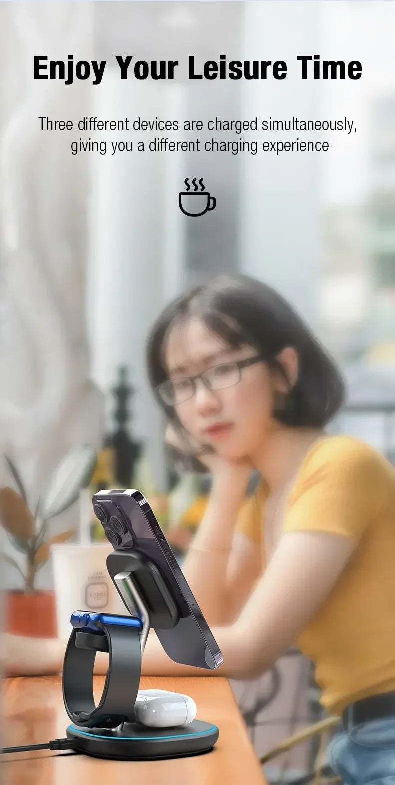 Station de charge MagSafe 3en1