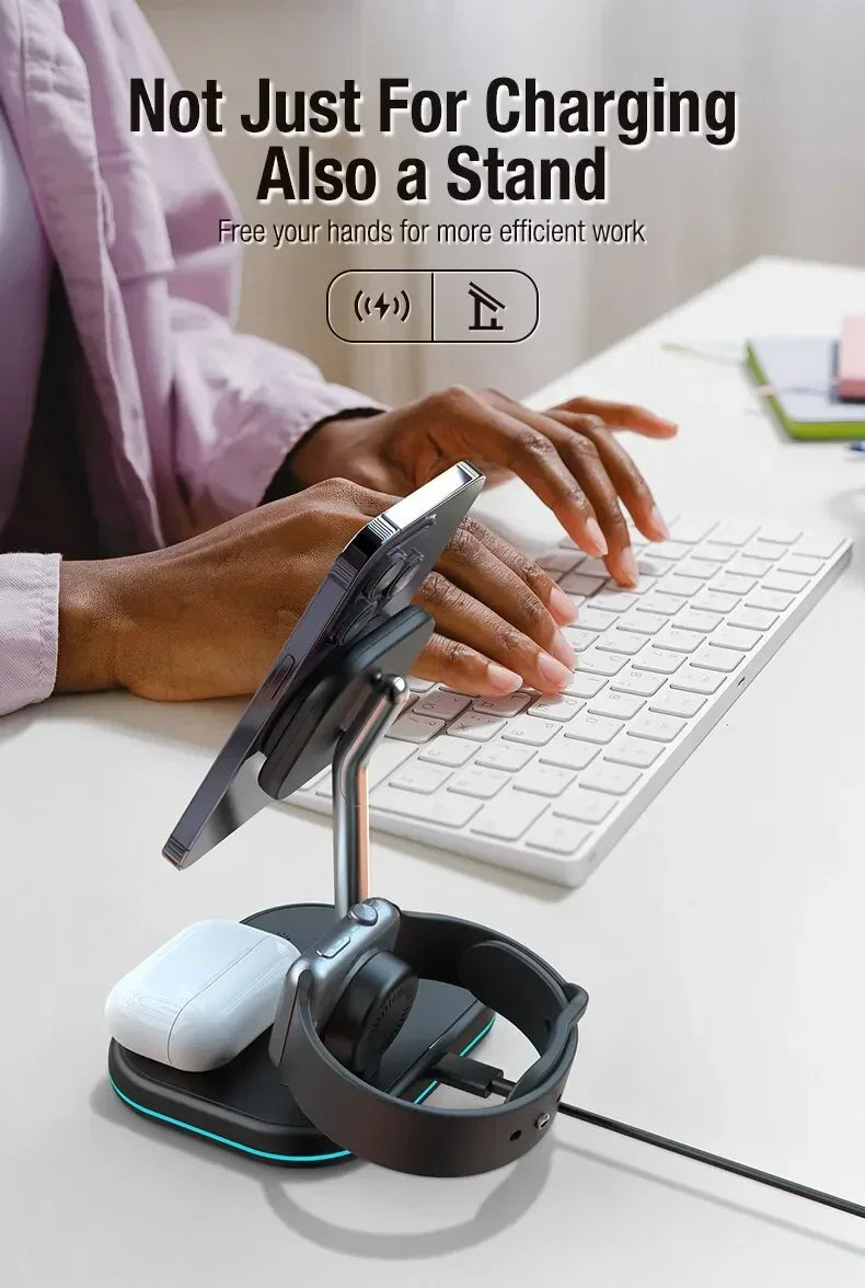 Station de charge MagSafe 3en1