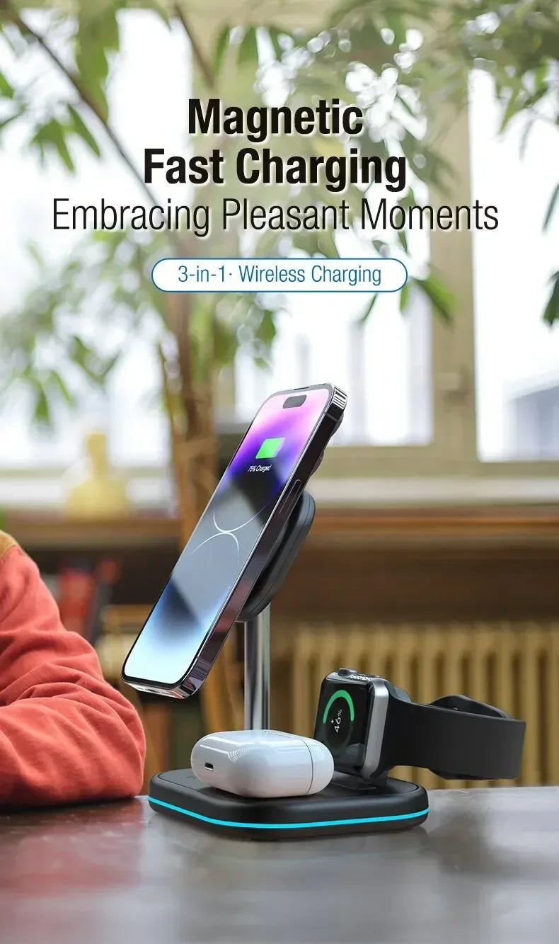 Station de charge MagSafe 3en1