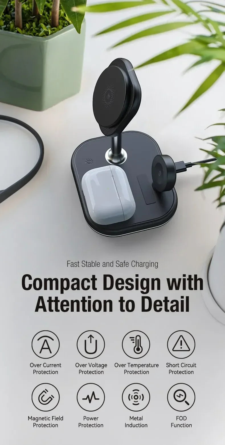 Station de charge MagSafe 3en1