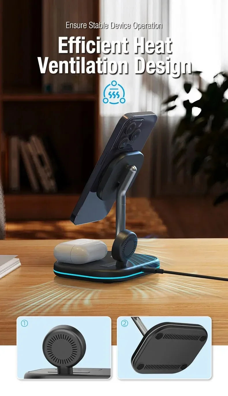 Station de charge MagSafe 3en1